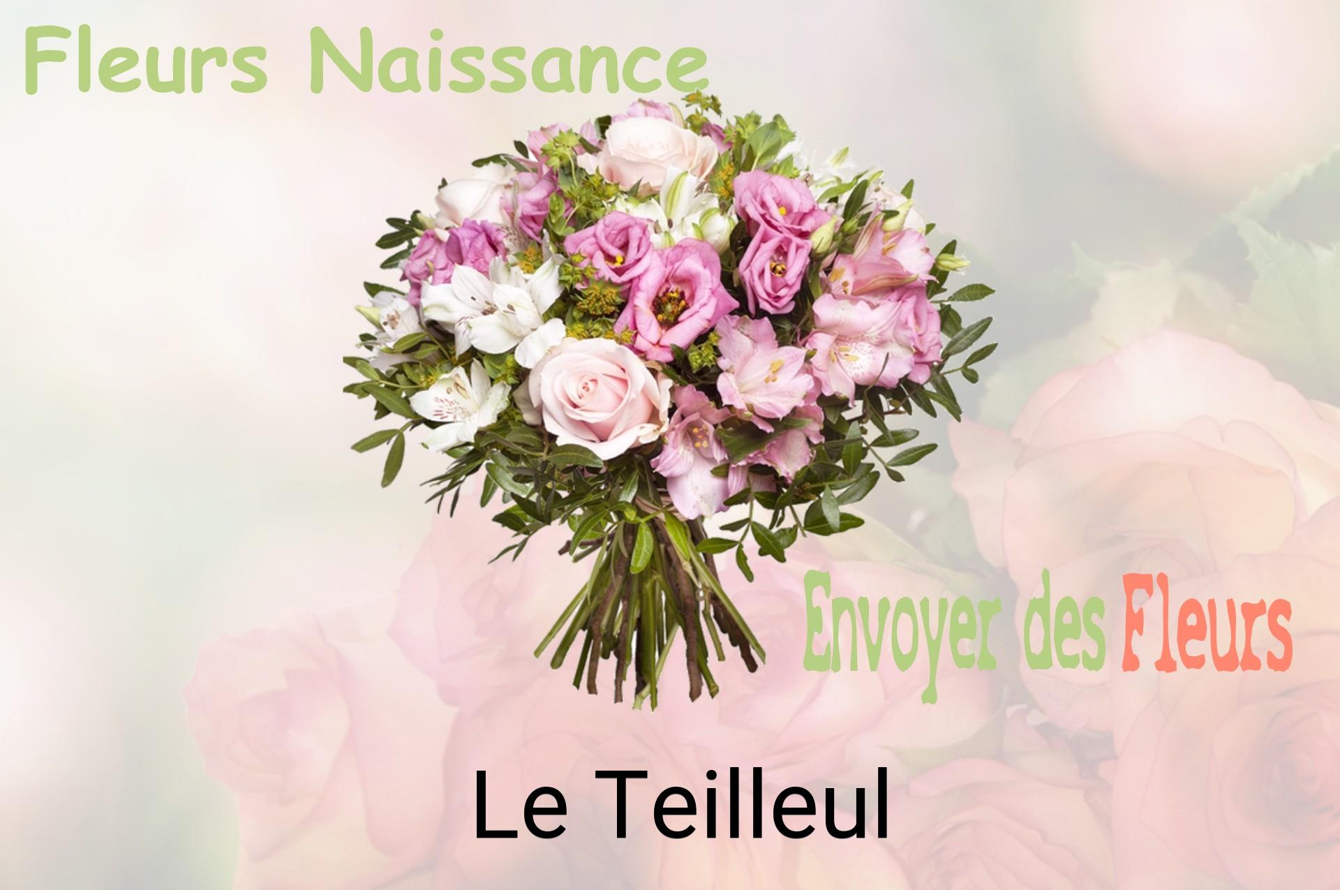Bouquet de fleurs de naissance livré à Le Teilleul