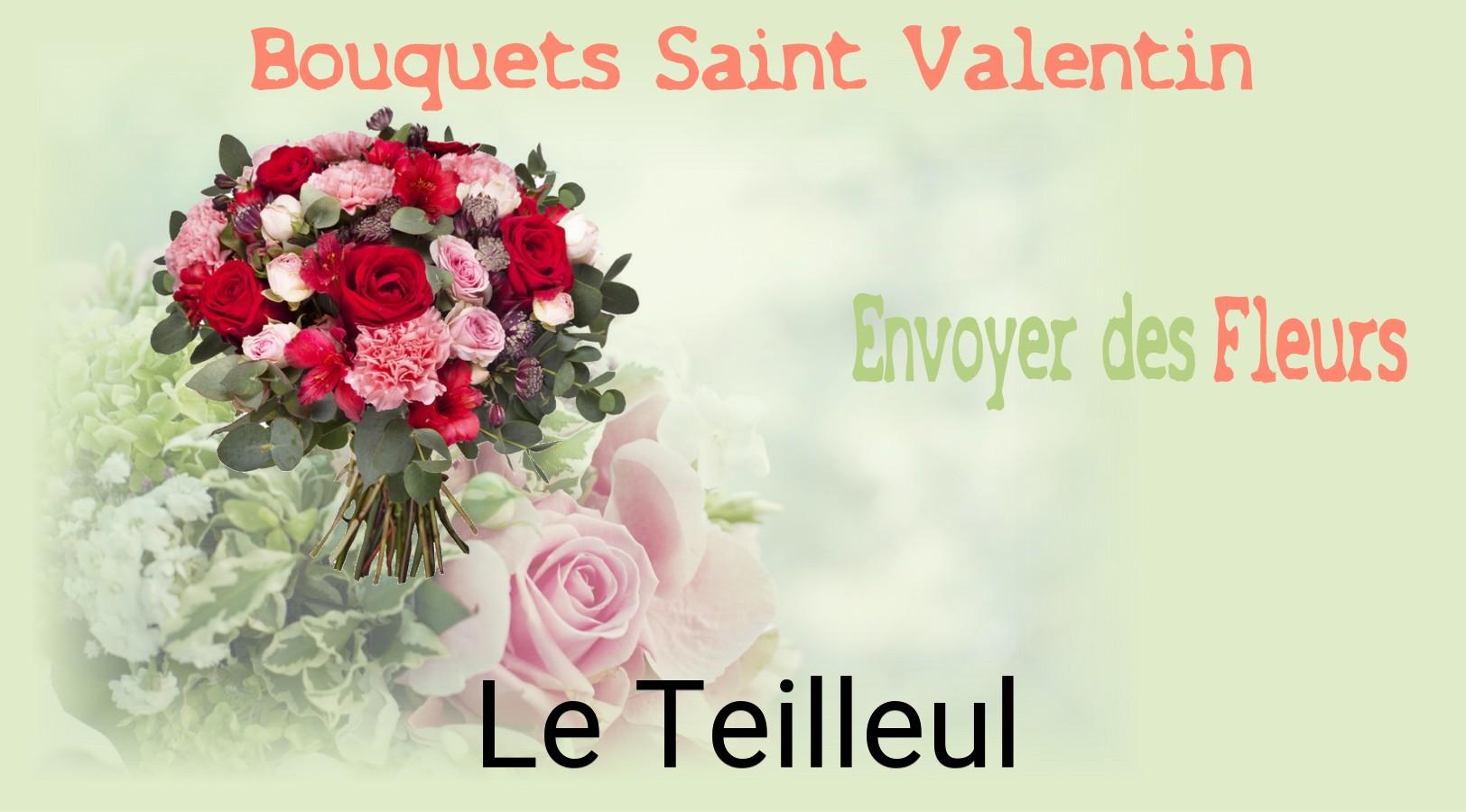 Roses de Saint-Valentin livrées à Le Teilleul